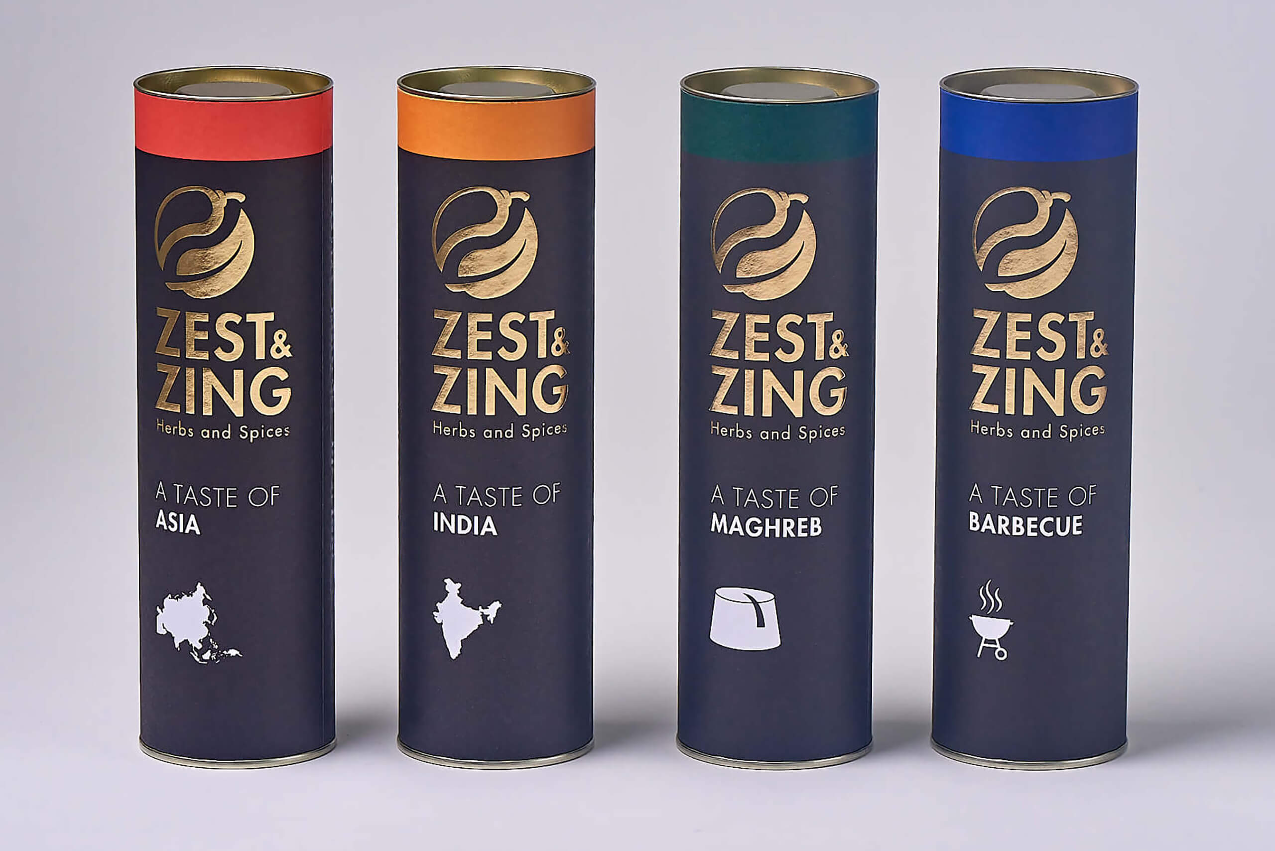 Zest card tube packaging