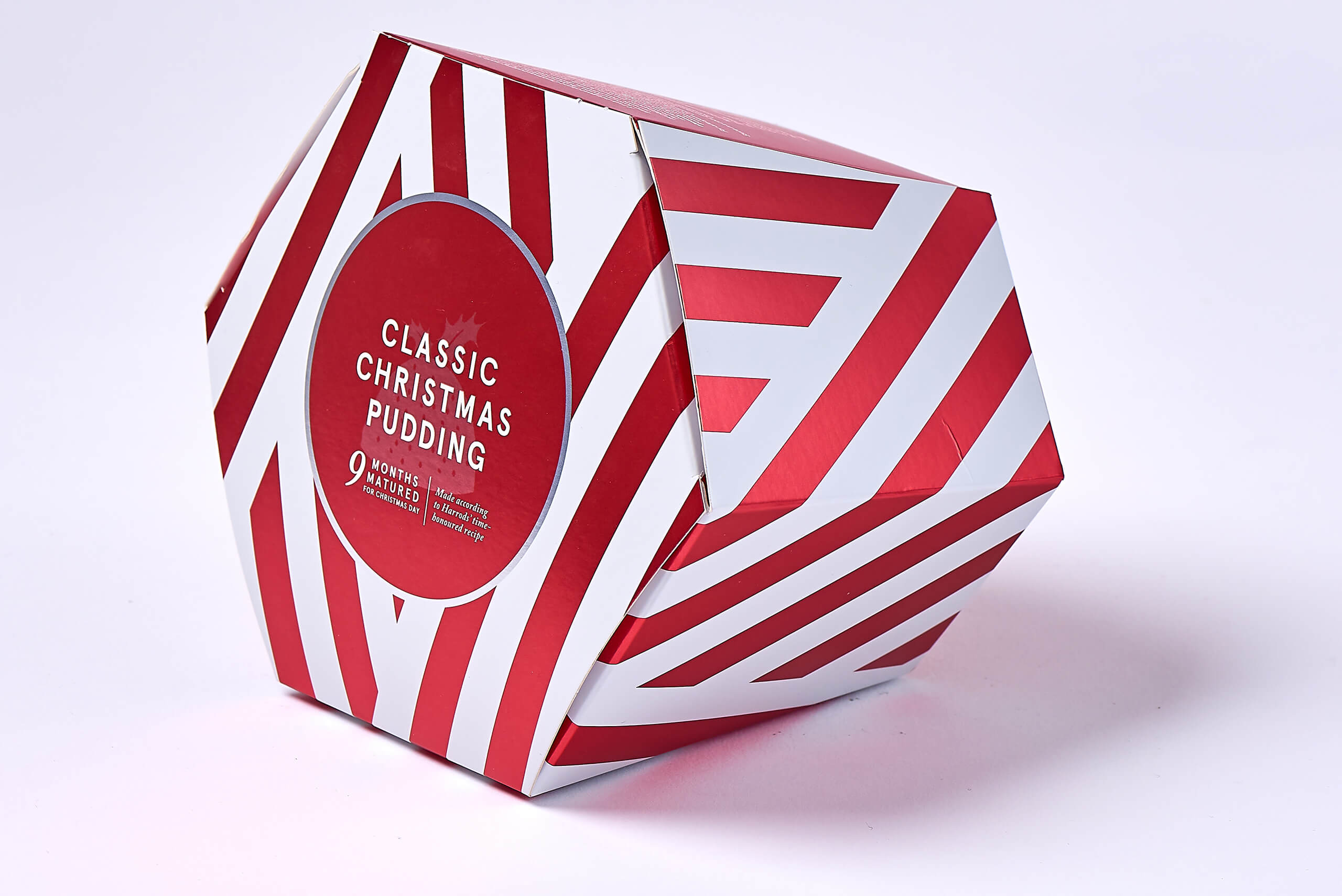 Christmas pudding Folding card packaging